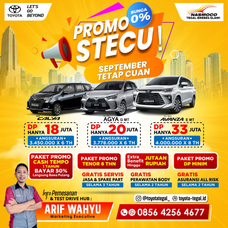 PROMO STECU - September Tetep Cuan Toyota